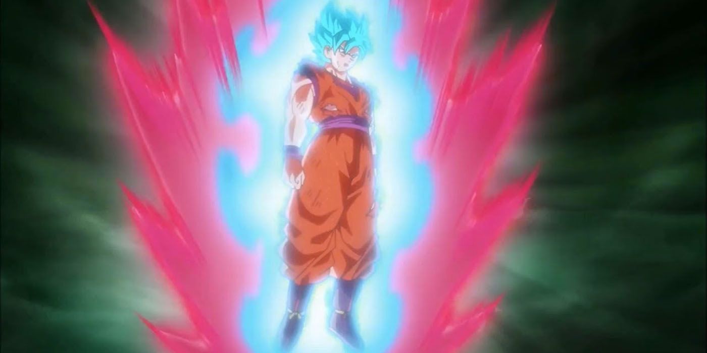 Super Saiyan Blue Kaioken Goku in Dragon Ball Super