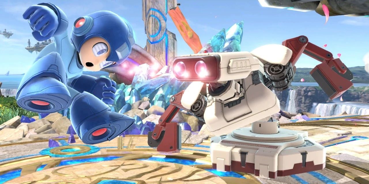 Nintendo Super Smash Bros ROB Mega Man