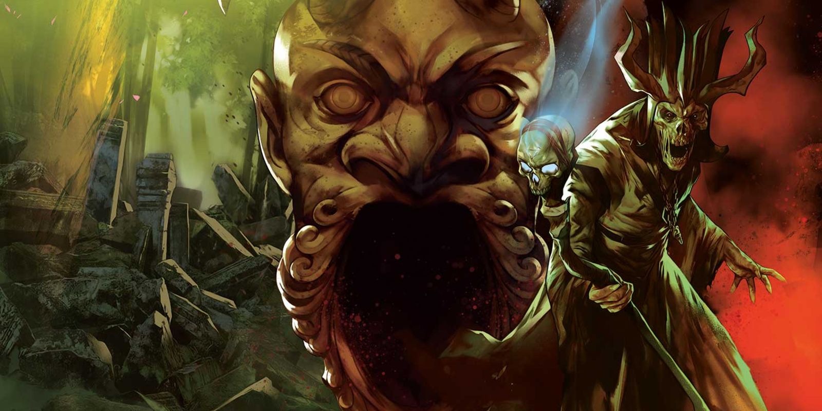 An image of cover art for the published DnD campaign, Tomb of Annihilation