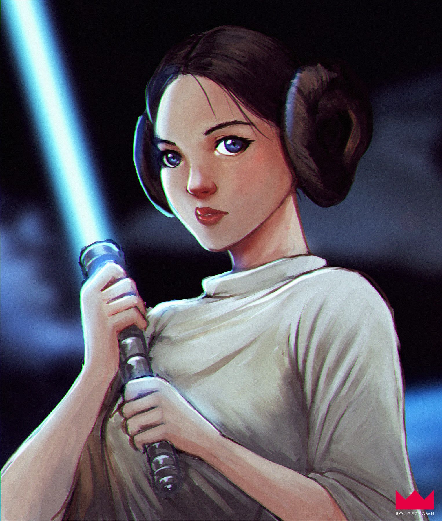 10 Beautiful Fan Art Pieces Of Leia As A Jedi