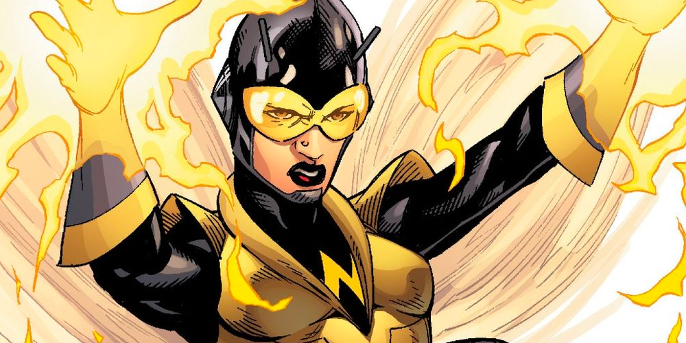 Marvel's Wasp Using Her Powers