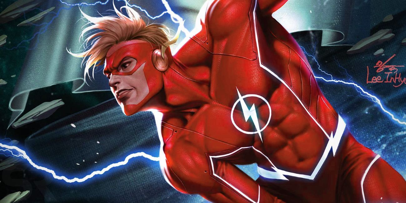 Wally West in his Rebirth costume from Flash Forward