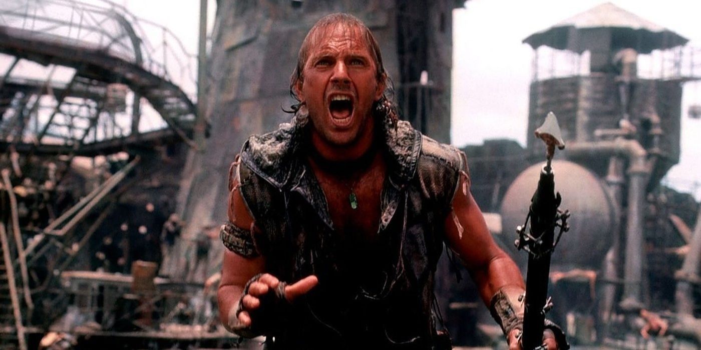 Kevin Costner as The Mariner in Waterworld