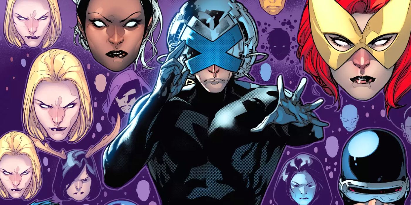 Professor Xavier using his Cerebro helmet in Marvel Comics