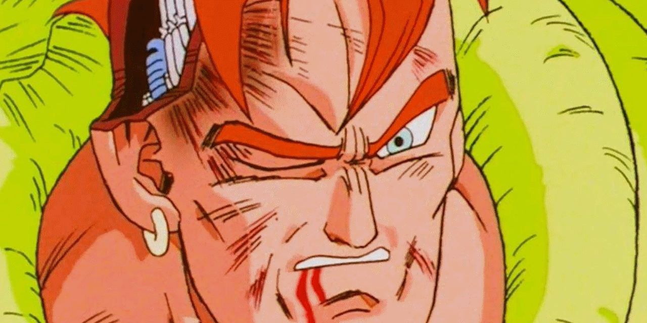 Damaged Android 16 in Dragon Ball Z