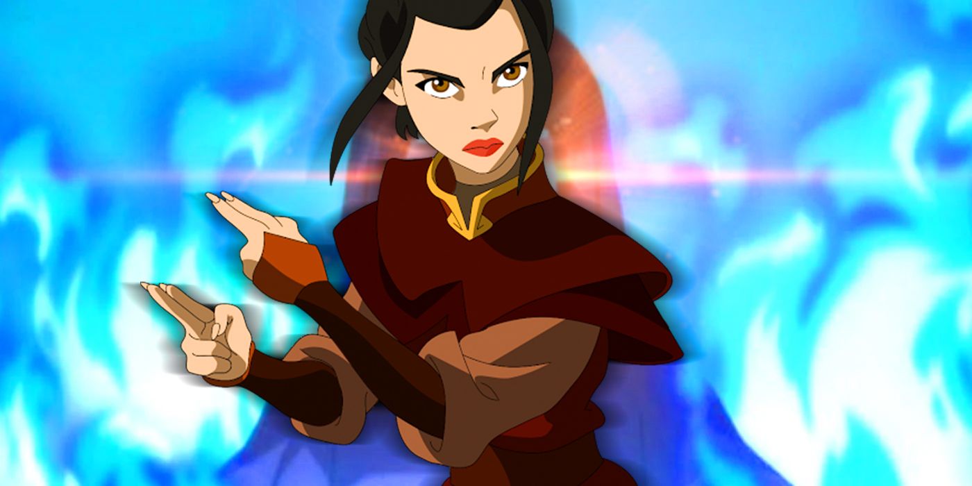 azula with her blue flames