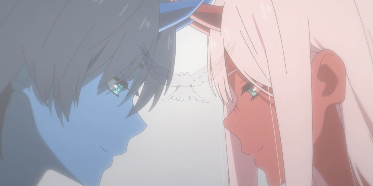 Anime darling in the franxx hiro and zero two