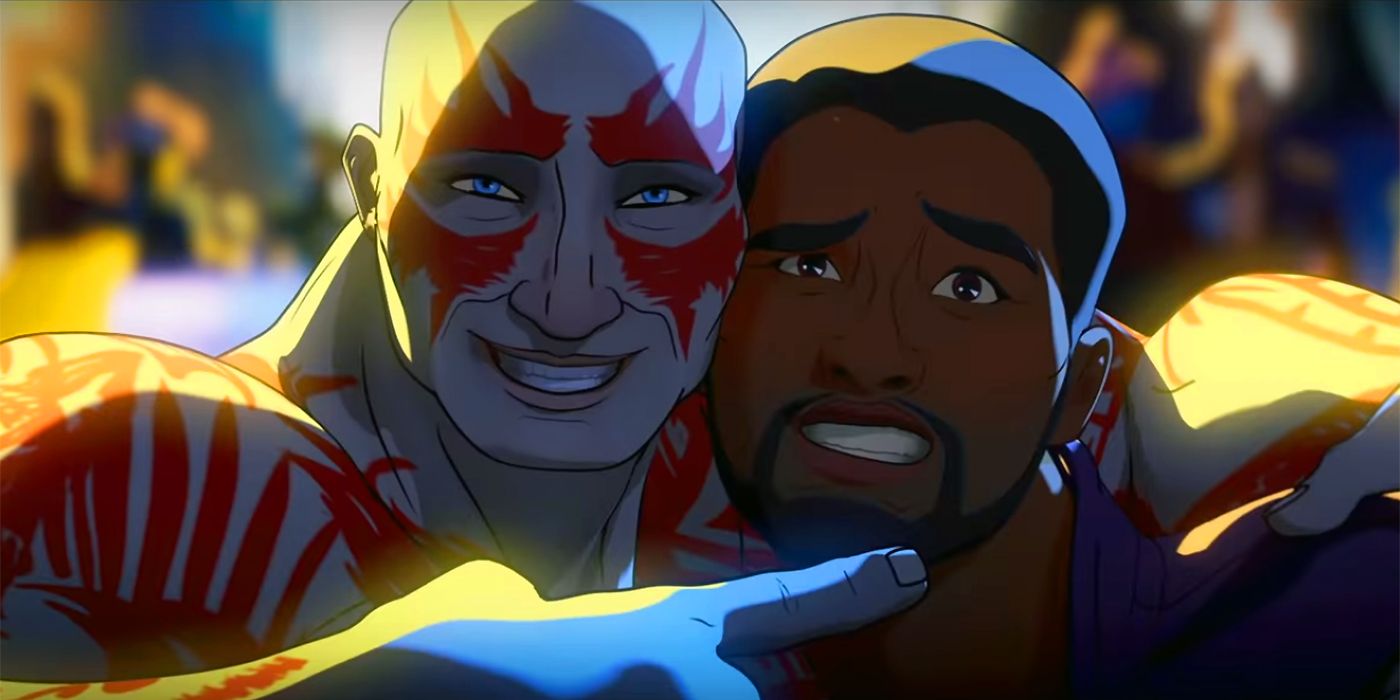 Drax the Destroyer and T'Challa in Marvel's What If...?