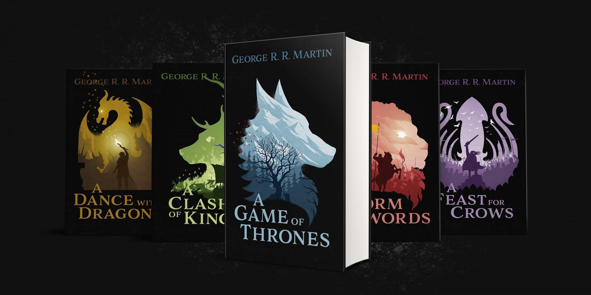 Covers da série As Crônicas de Gelo e Fogo