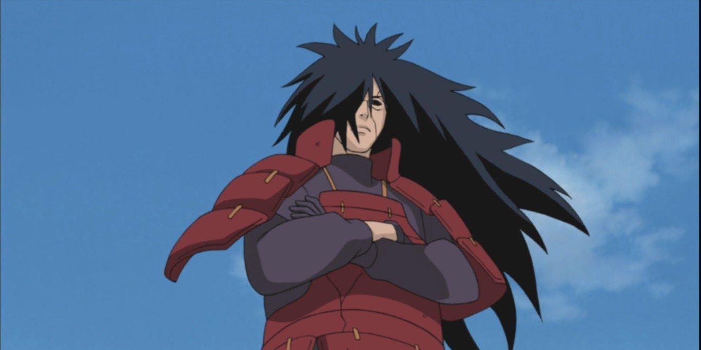Madara arms crossed in Naruto