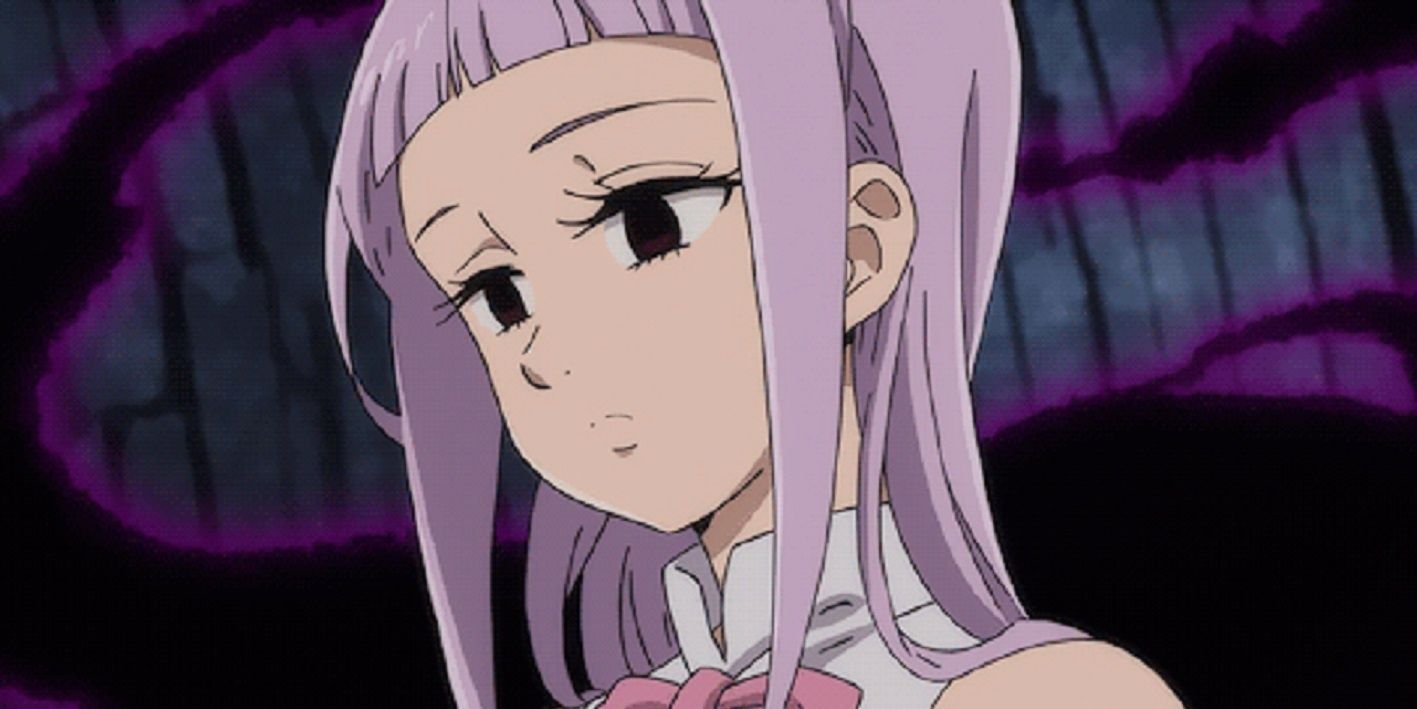 Melascula frowning in The Seven Deadly Sins.