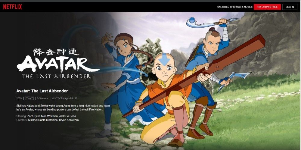 Avatar The Last Airbender Where To Watch The Iconic Cartoon