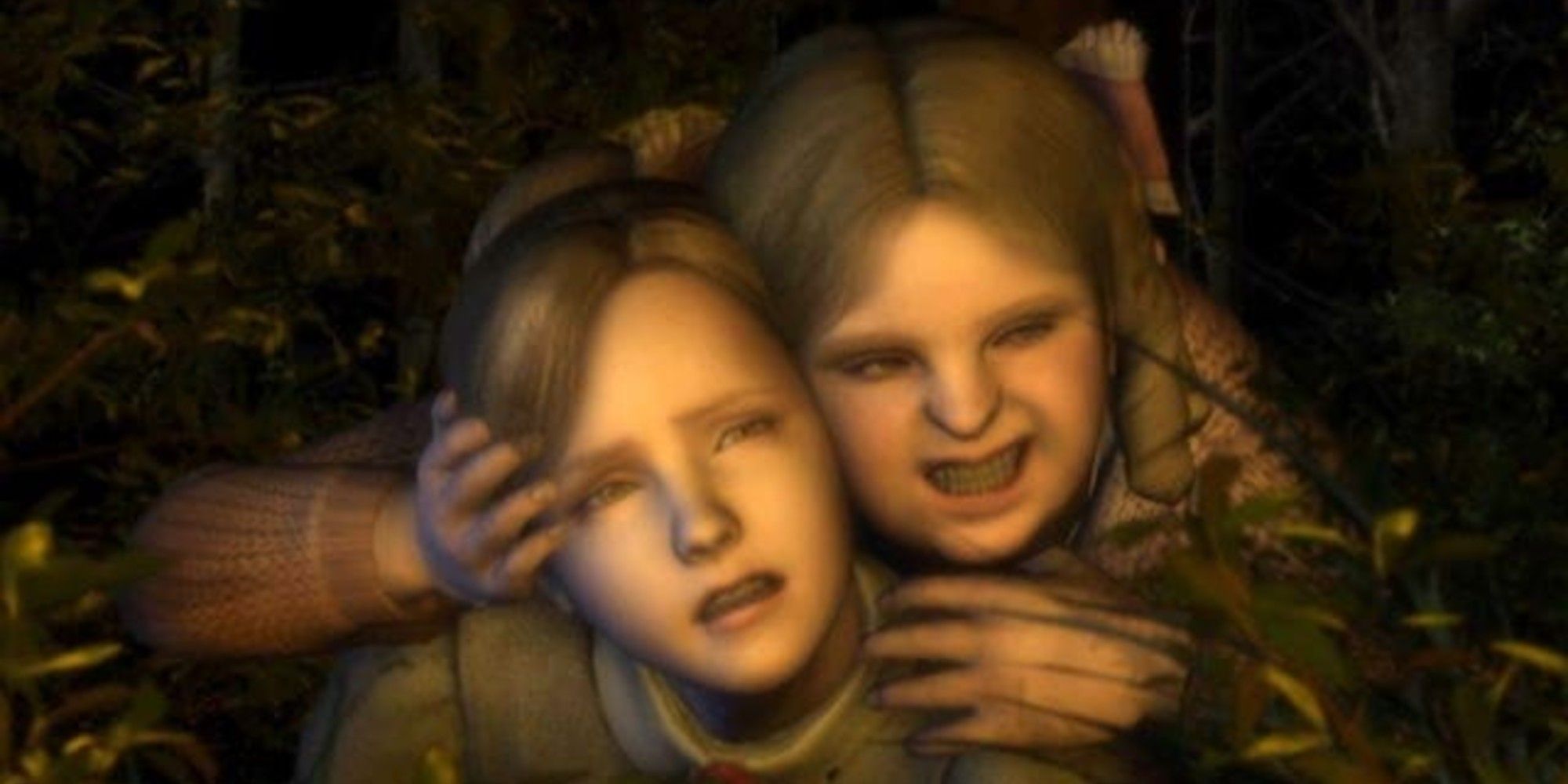 Children terrorize Jennifer in PlayStation 2 game, Rule of Rose.