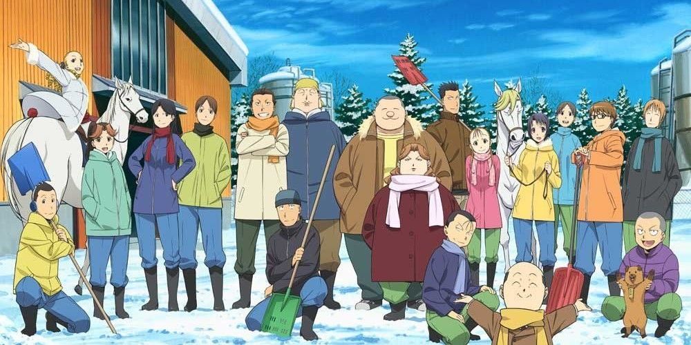 The cast of Silver Spoon in Winter