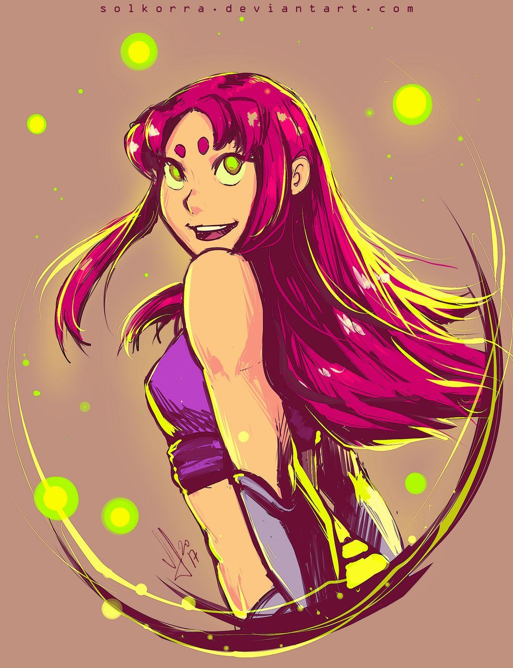 10 Fan Art Pics Of Starfire That Make Us Want To Watch Teen Titans