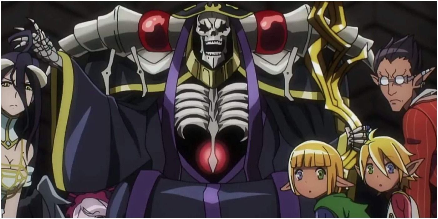 Ainz Ooal Gown (Momonga) With His Minions