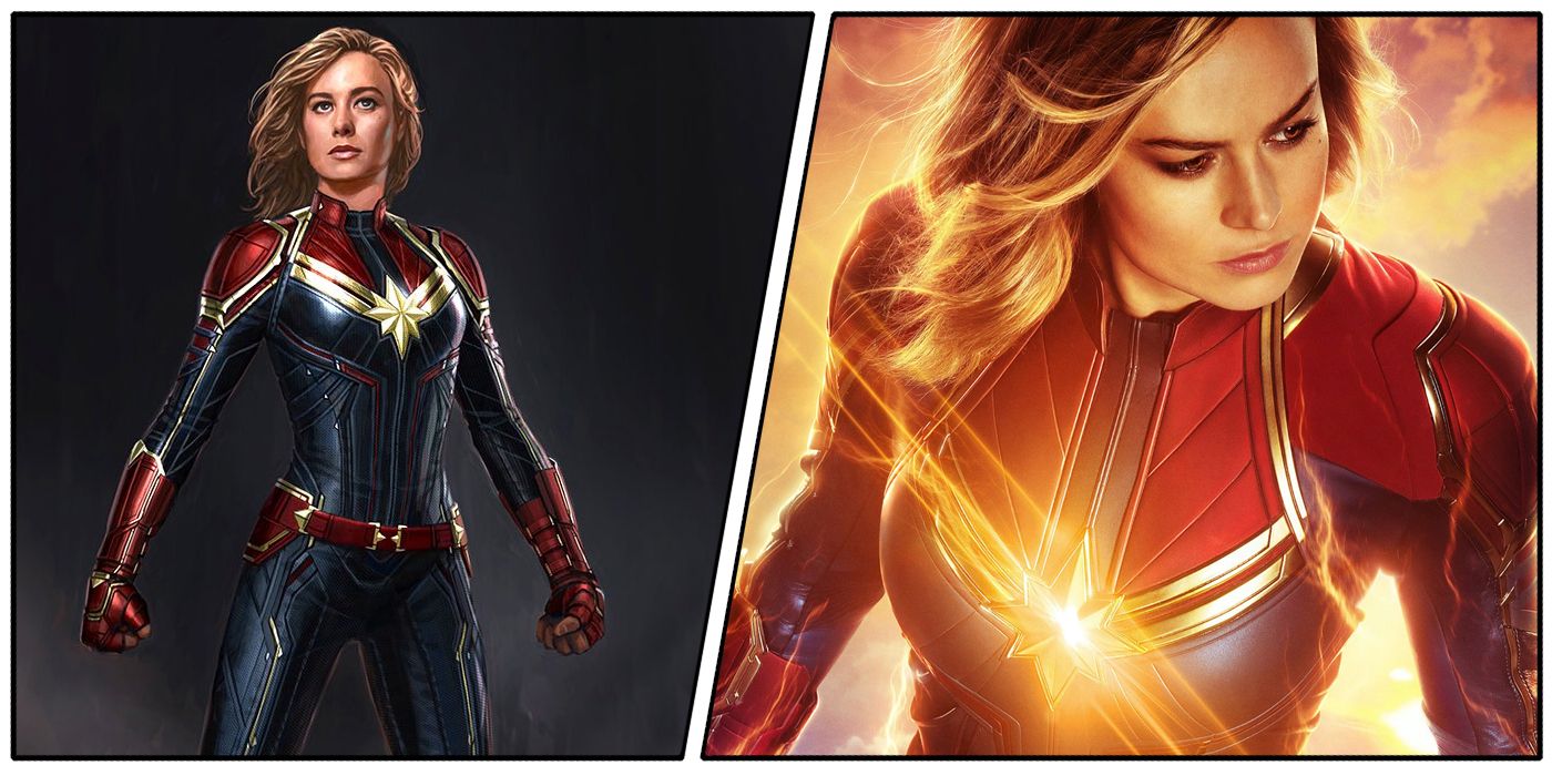 Captain Marvel: Every Official & Unused Superhero Costume Revealed for the  MCU Avenger (So Far)