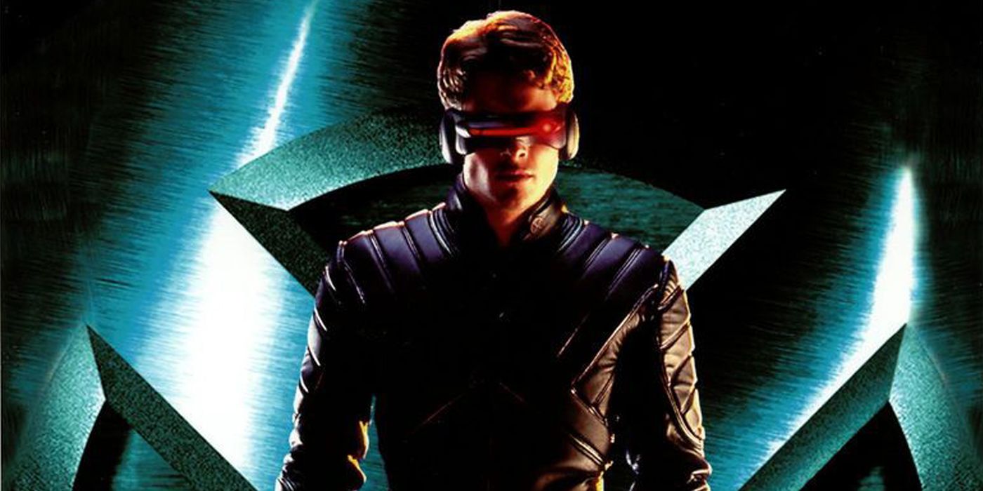 James Marsden looking intense as Cyclops in the X-Men original trilogy