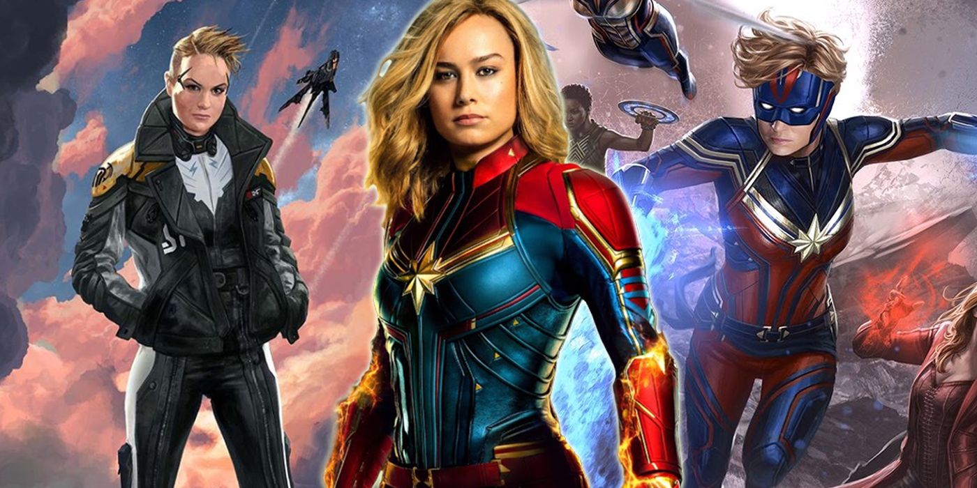 Captain Marvel: Every Official & Unused Superhero Costume Revealed ...