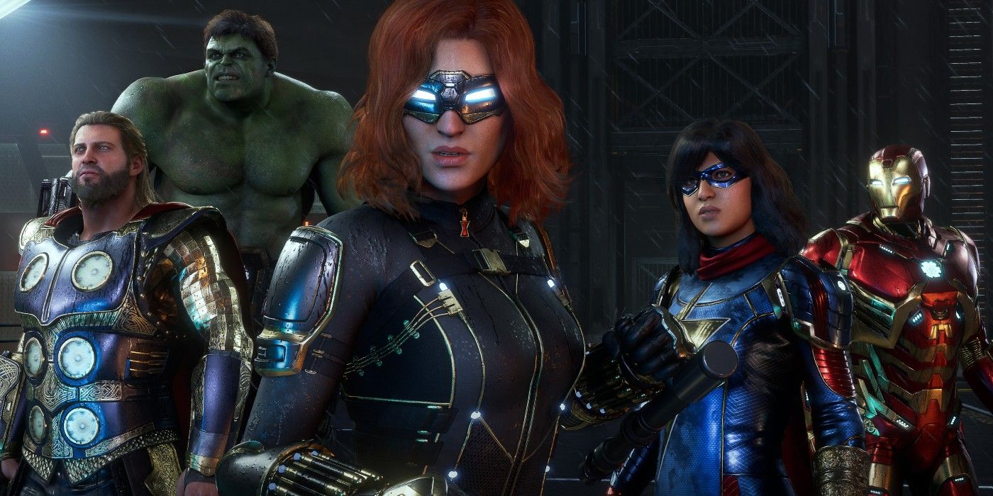 black widow front and center in the avengers