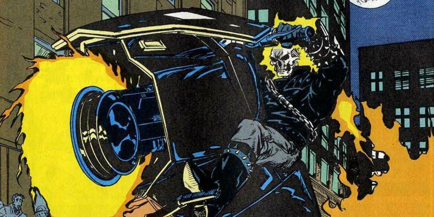 Danny Ketch Ghost Rider on his bike