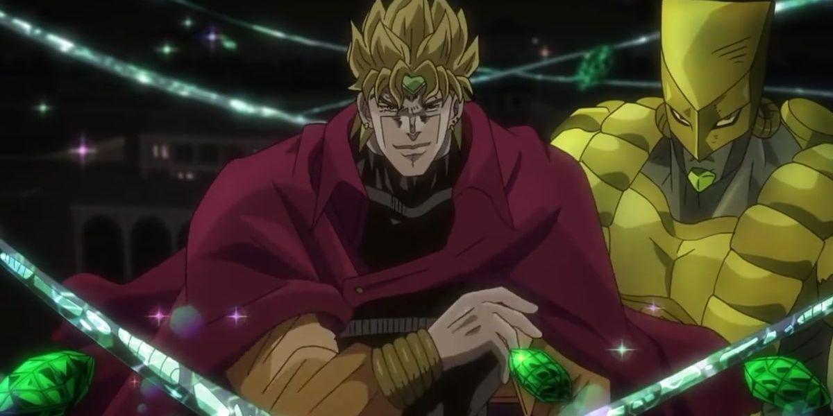 Dio Brando with his stand &quot;The World&quot;