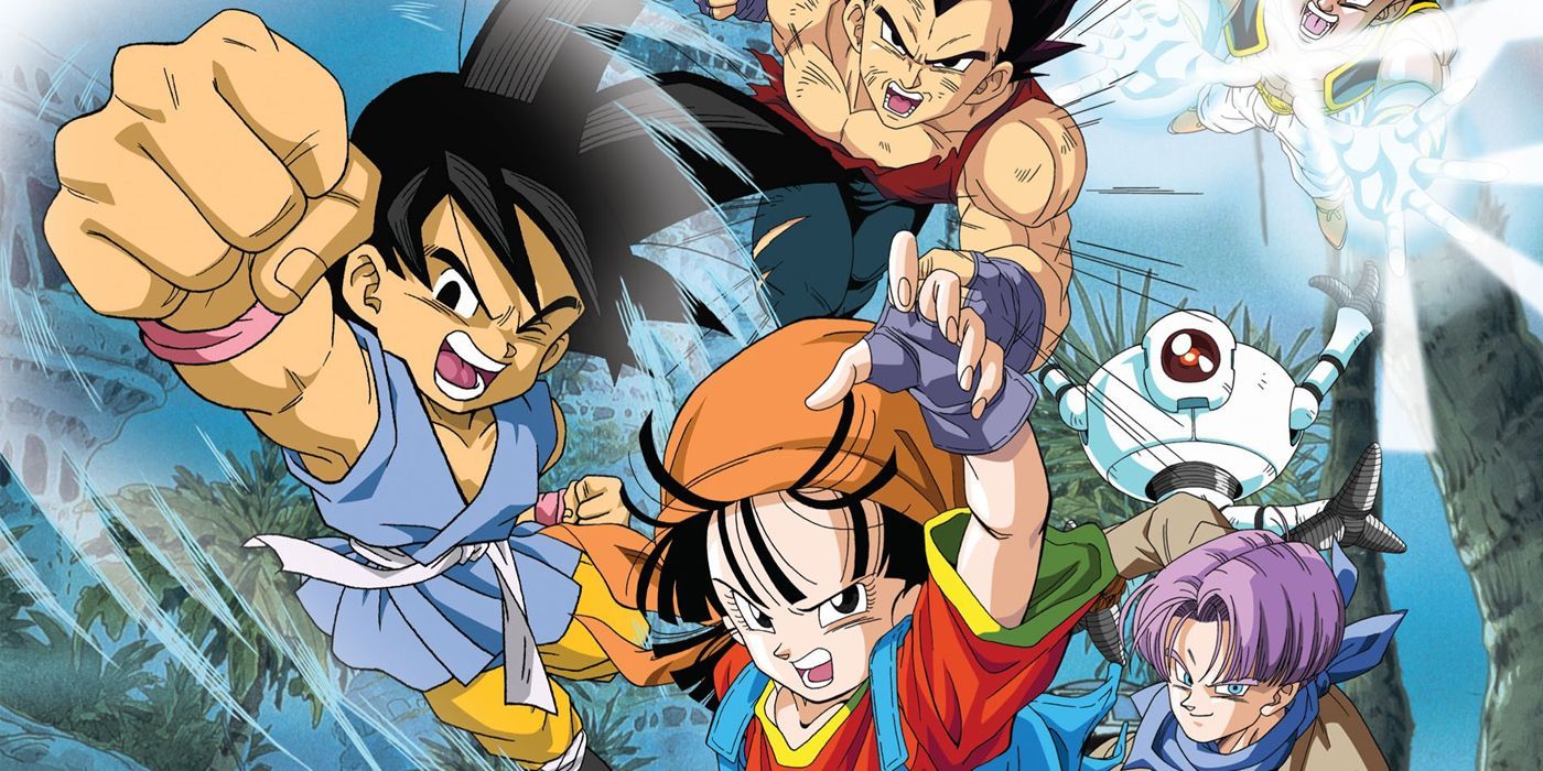 Anime Dragon Ball GT Young Goku With Cast