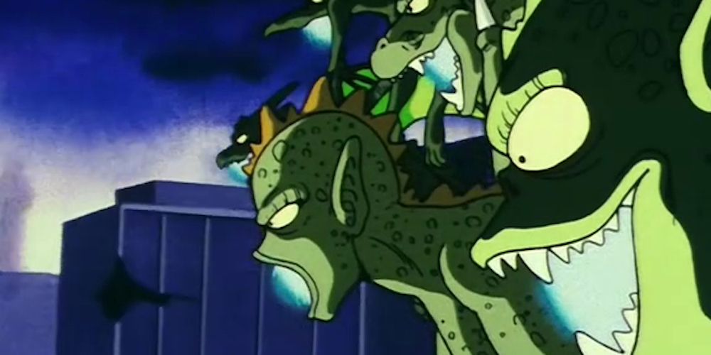 Anime Dragon Ball King Piccolo Offspring Attack