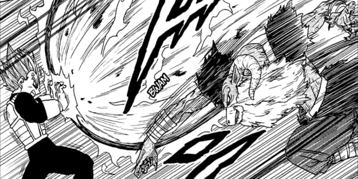 Dragon Ball Super Manga Vegeta Versus Moro Attack