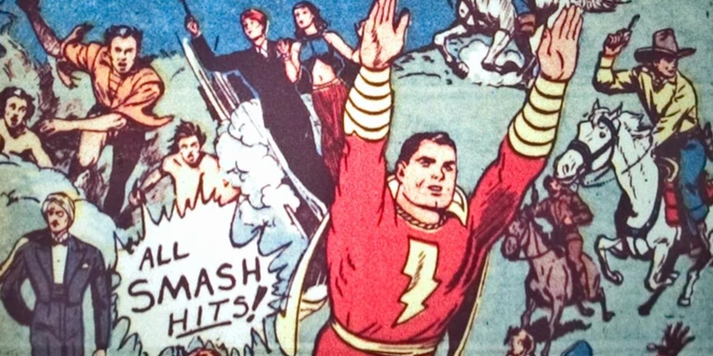 Captain Marvel on Earth S in DC Comics