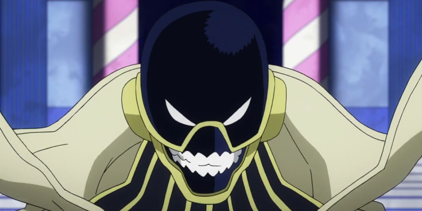 Ectoplasm gives an eerie grin in My Hero Academia