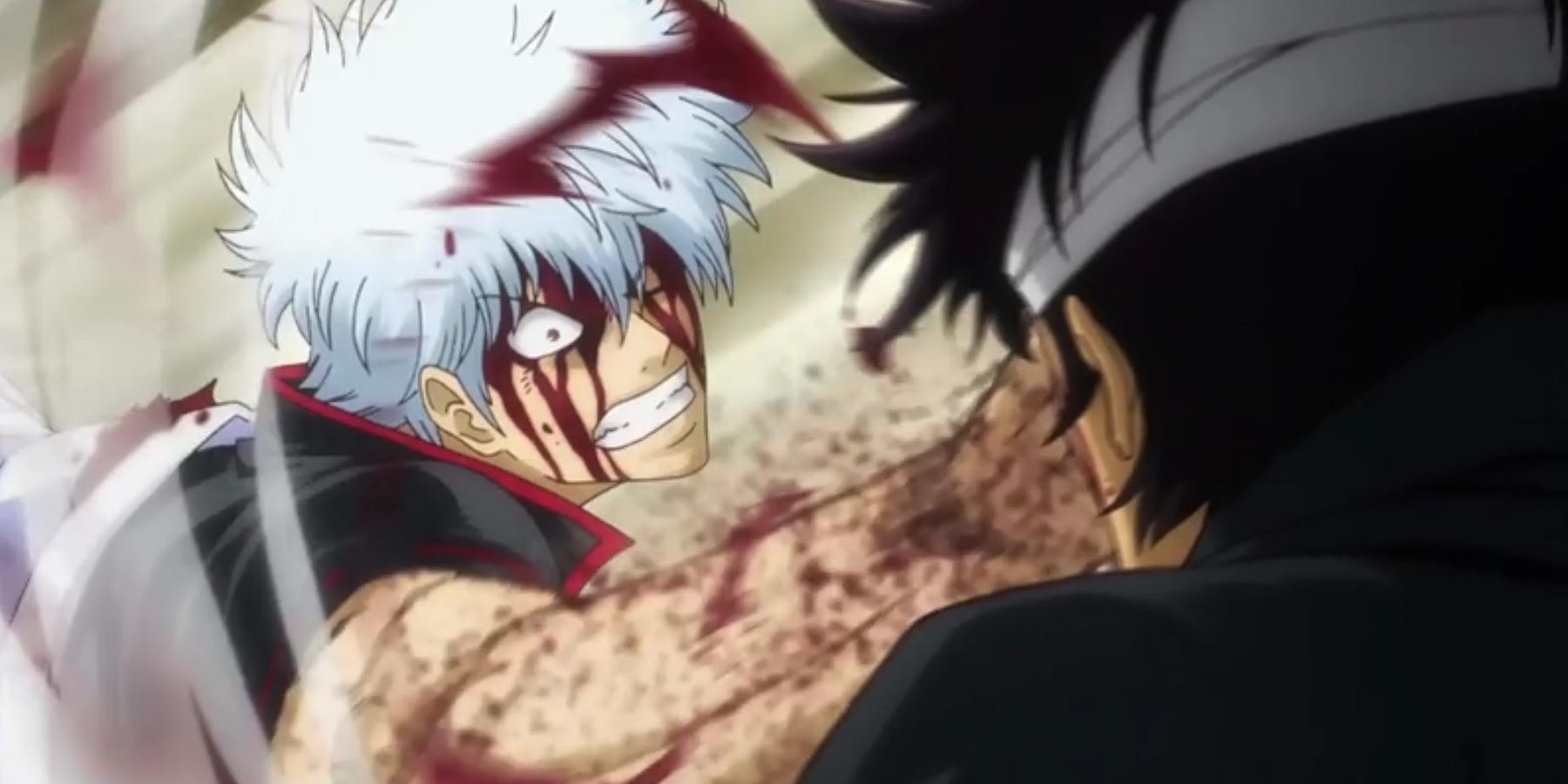 Anime Gintoki vs Takasugi