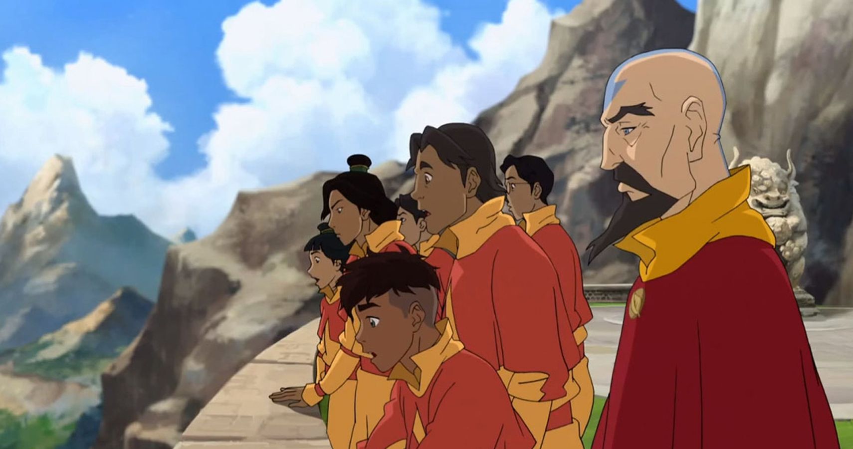 Aang Visits The Northern Air Temple, Full Scene