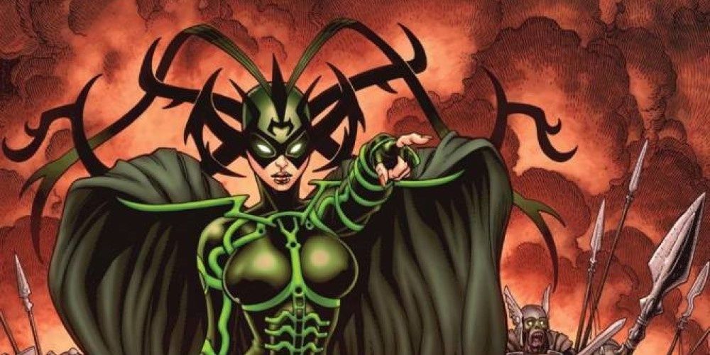 Hela leads the attack on Asgard in Thor comics
