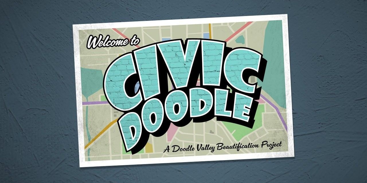 The menu art for Civic Doodle game in Jackbox Party Pack 4