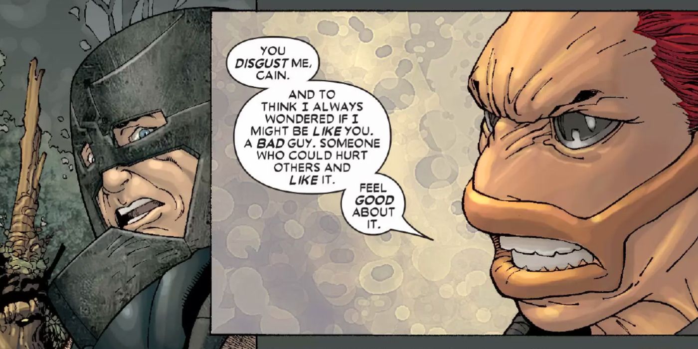 Sammy the Squidboy confronts the Juggernaut in Marvel Comics