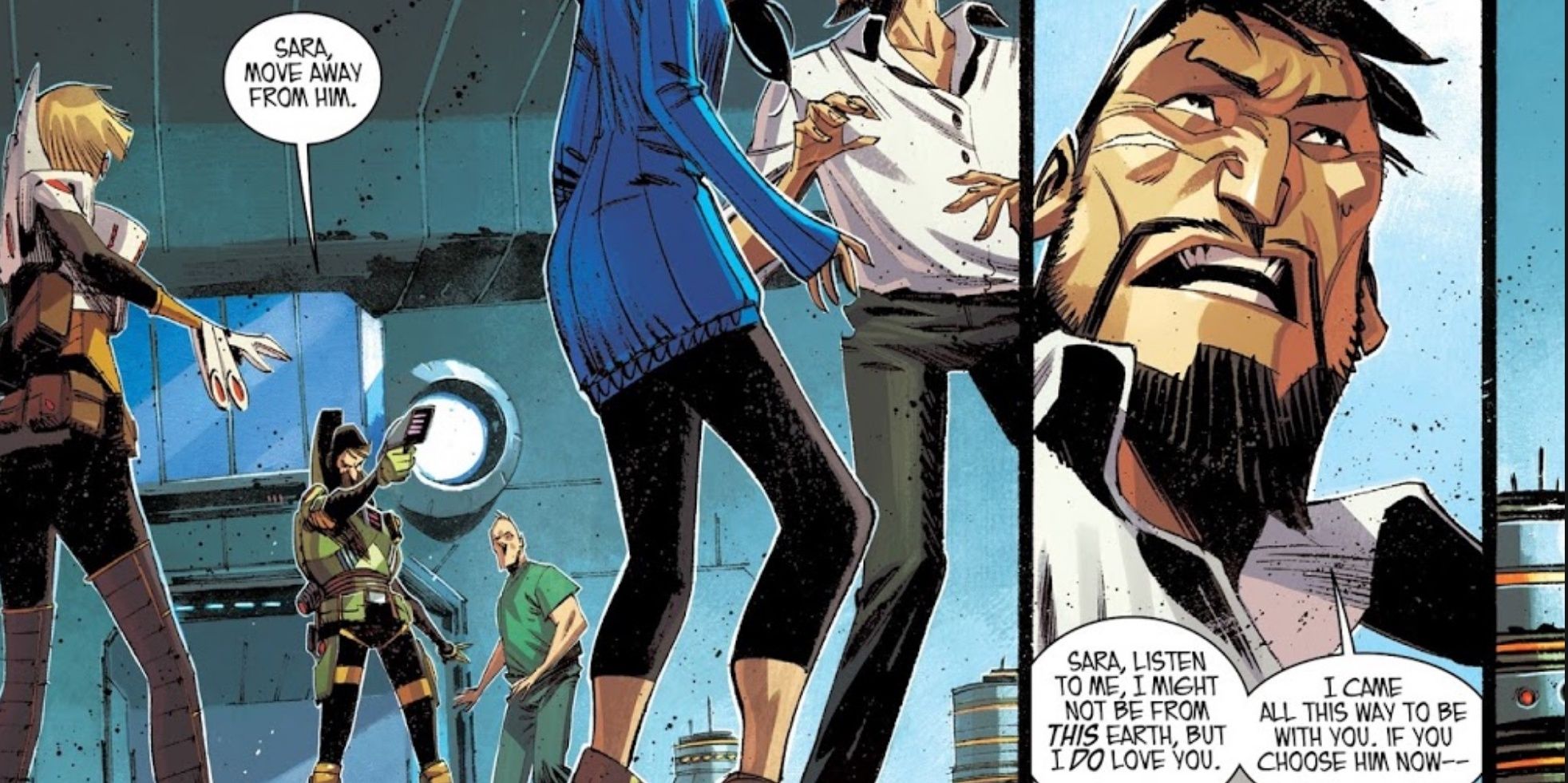 Black Science by Rick Remender scientists arguing