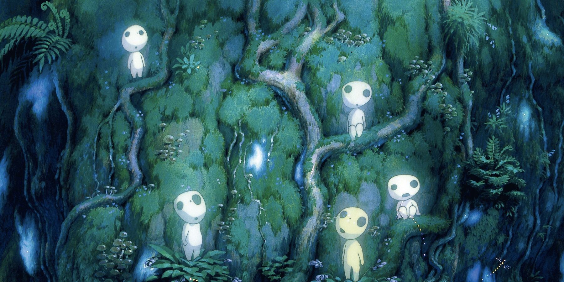 The Kodama in Princess Mononoke.