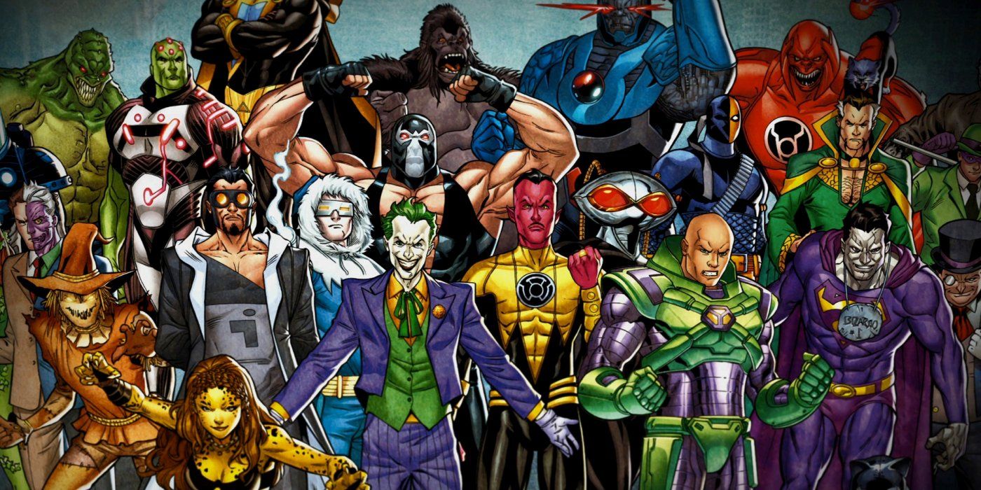 Legion Of Doom Roster Poster featuring comic art