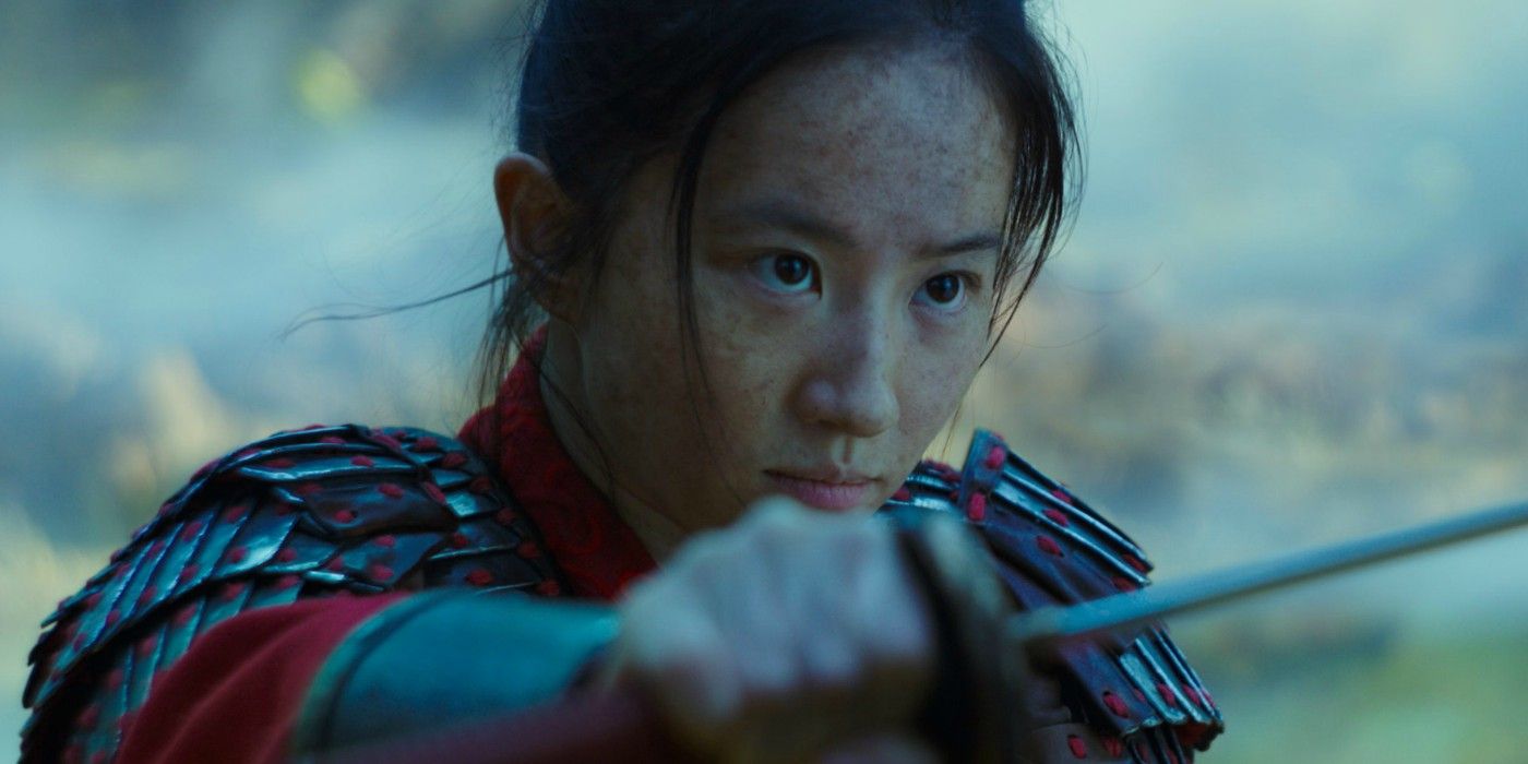 Liu Yifei as the warrior Mulan
