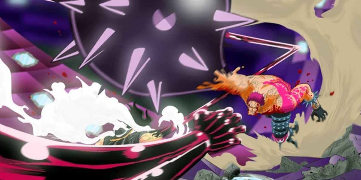 Luffy and Katakuri have an all-out battle in One Piece