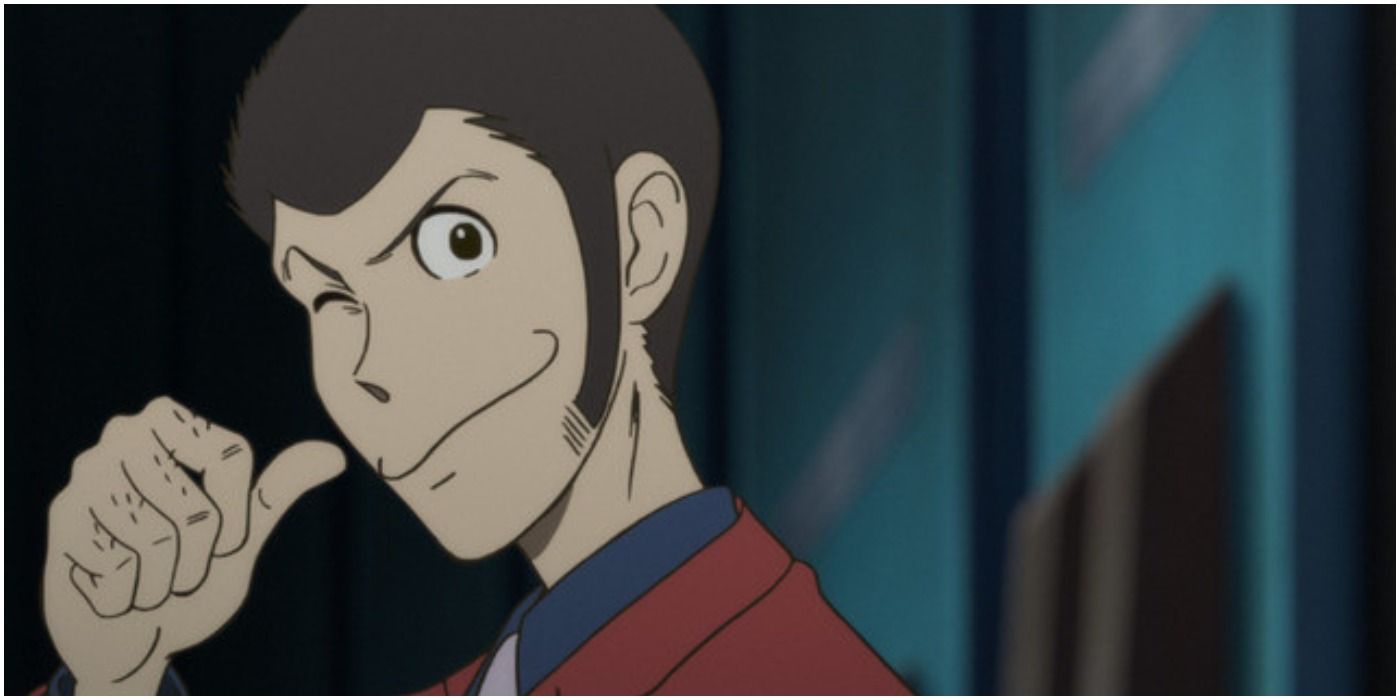 Lupin smiling and giving a thumbs up.