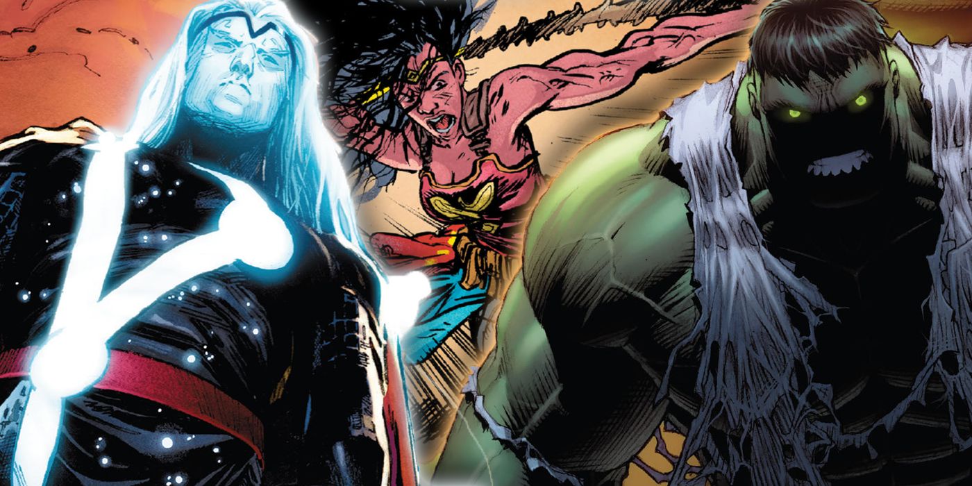 Major Issues Hulk Thor Wonder Woman