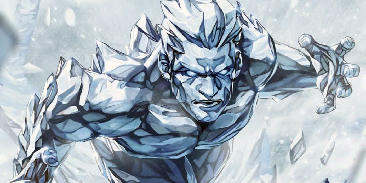 Iceman using his omega-level mutant abilities
