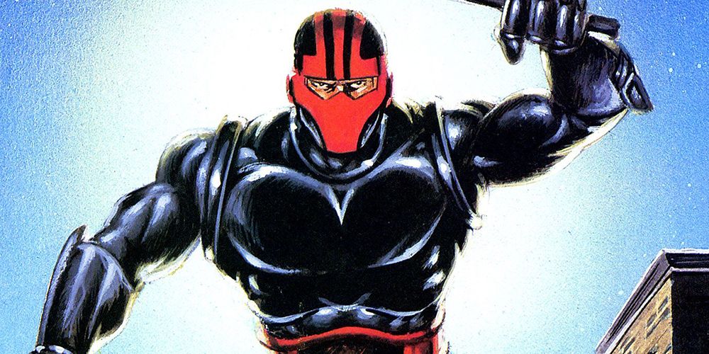 Night Thrasher standing in front of the night sky