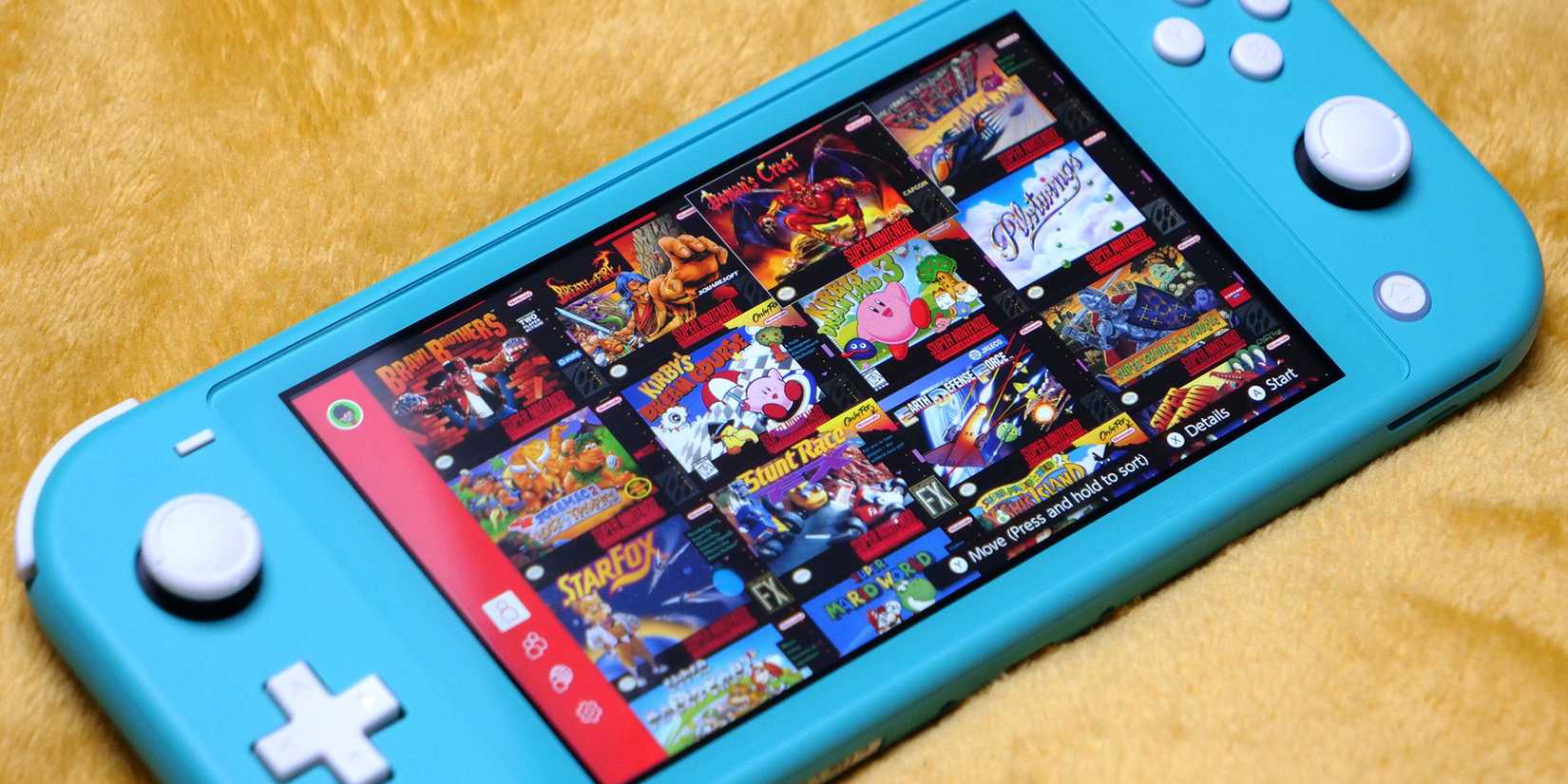 Nintendo Switch ONLINES SNES library