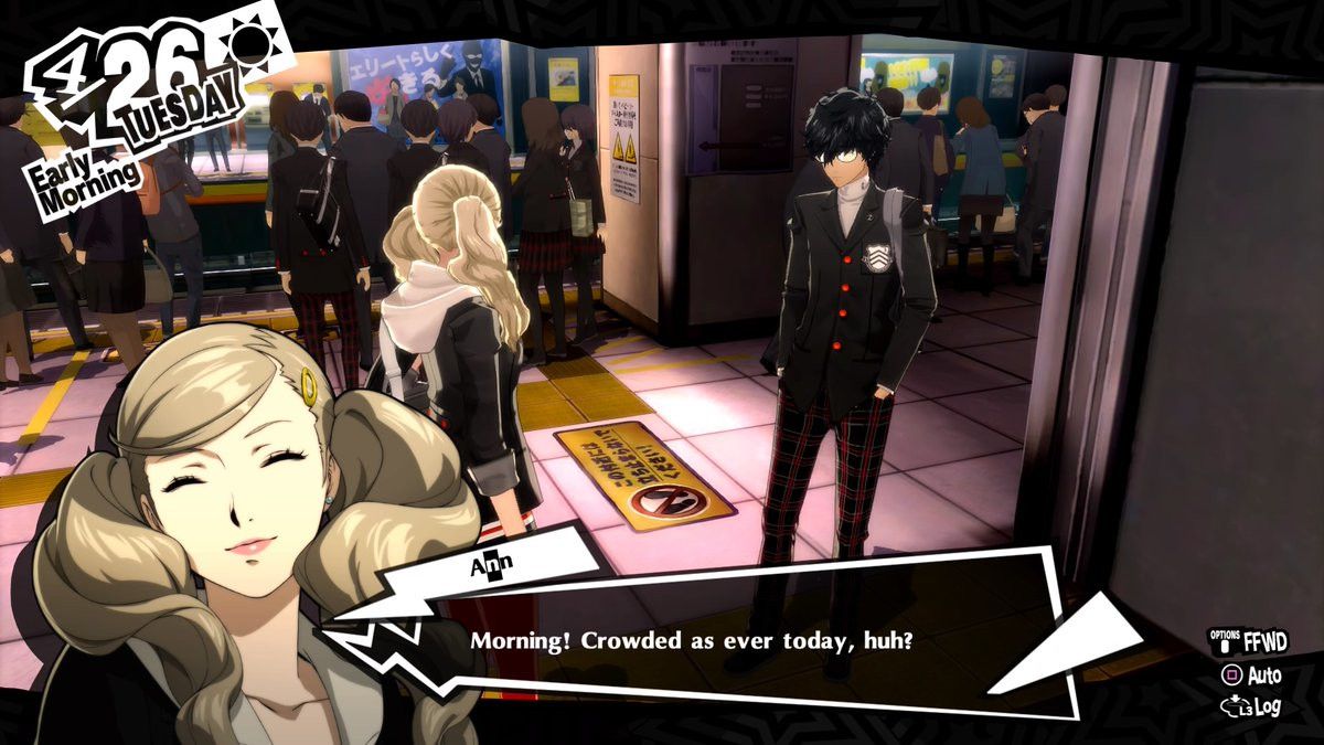 A screenshot from Persona 5 Royal with Ann