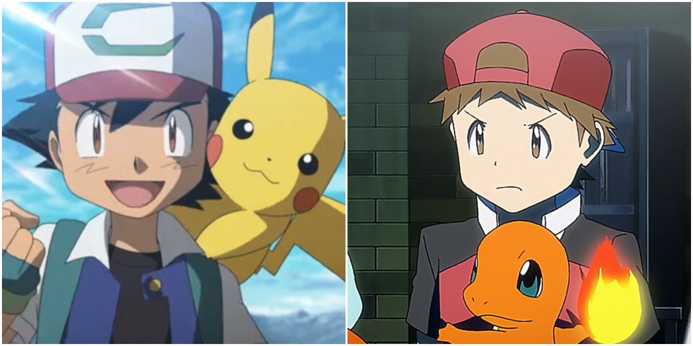 Pokemon Battle USUM: Ash Vs Red Origin (Pokemon Anime Vs Pokémon Origins) 
