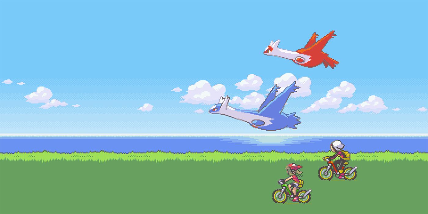 Pokémon Ruby And Sapphire Latios And Latias Fly By