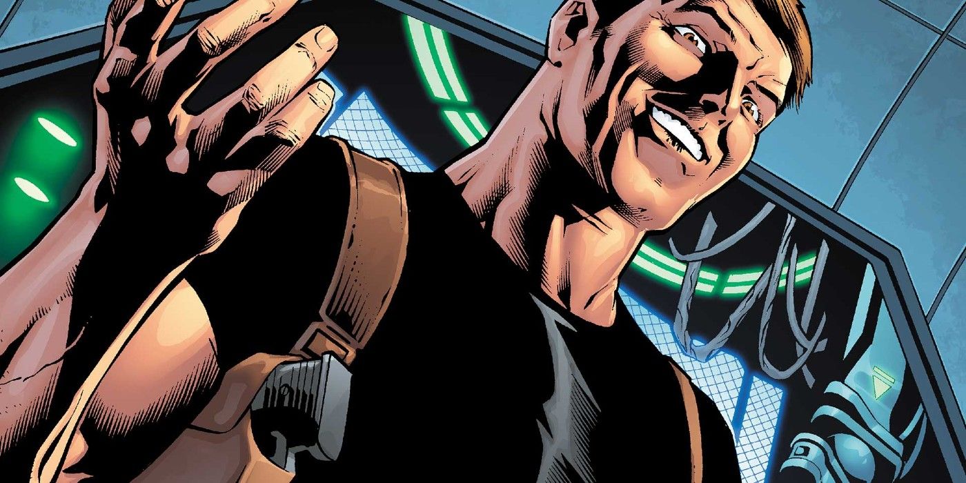 Maxwell Lord smiling in DC Comics